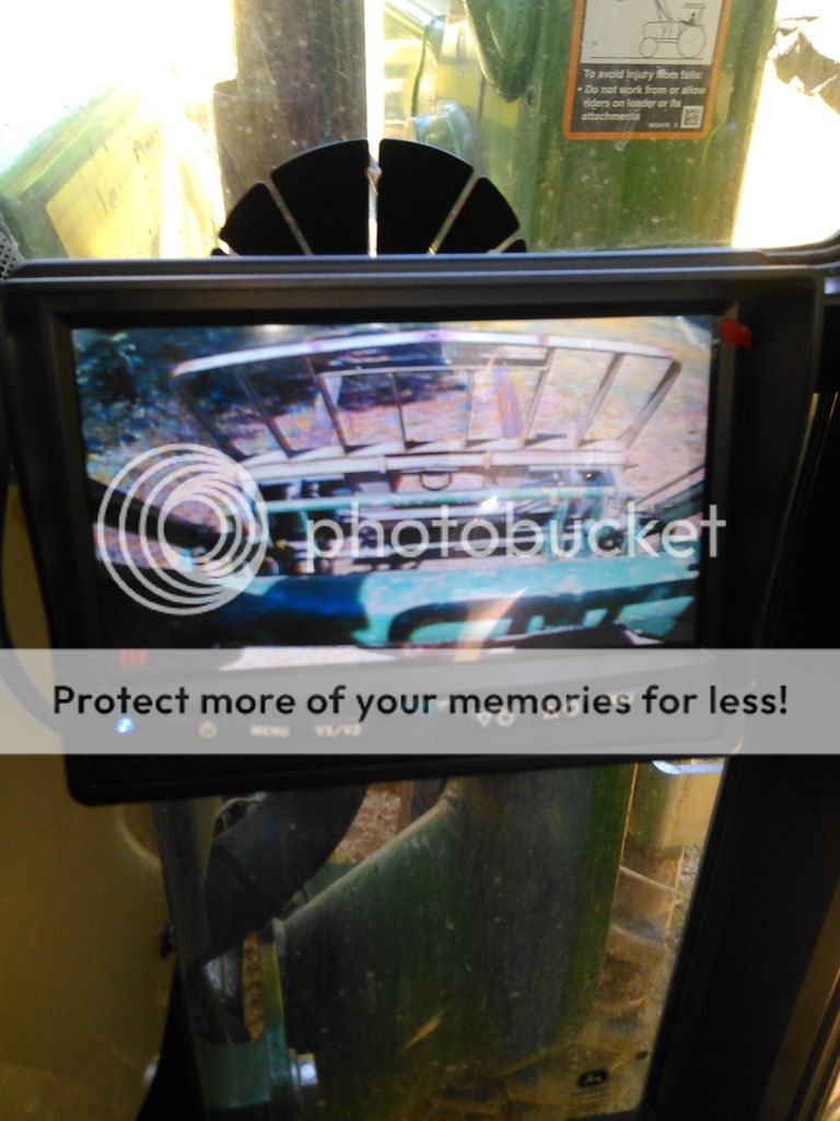 Camera for front end loader.